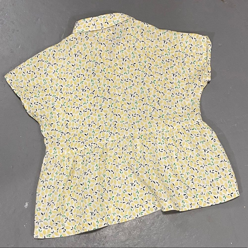 Cynthia Rowley | Lemon Print Top - Picture 6 of 14